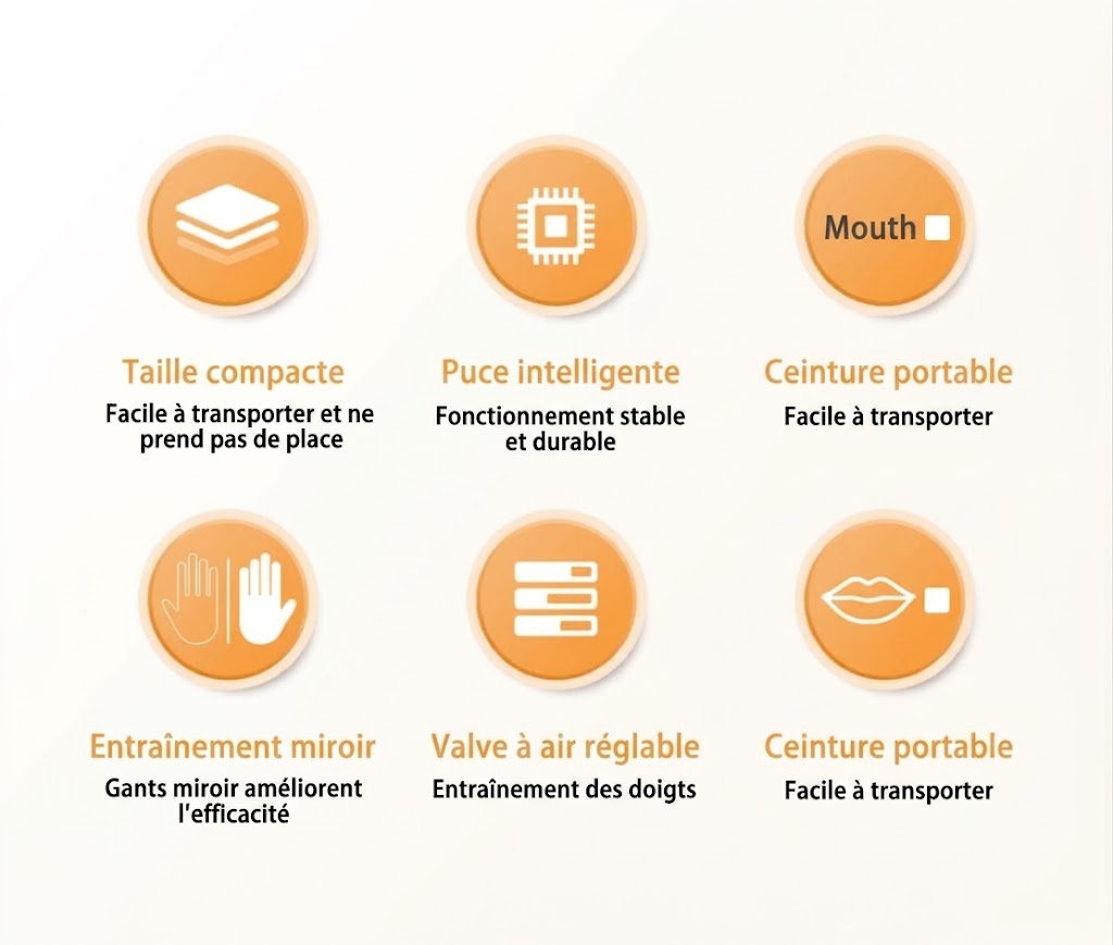 Gant Robotique de Rééducation des Mains et Doigts – Dispositif d'Entraînement et d'Autonomie pour Hémiplégie